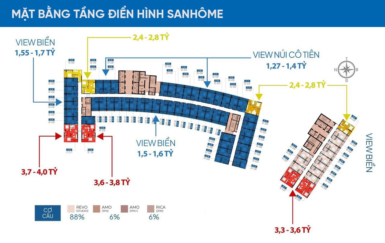 Mặt bằng Sanhomes- Libera Nha Trang