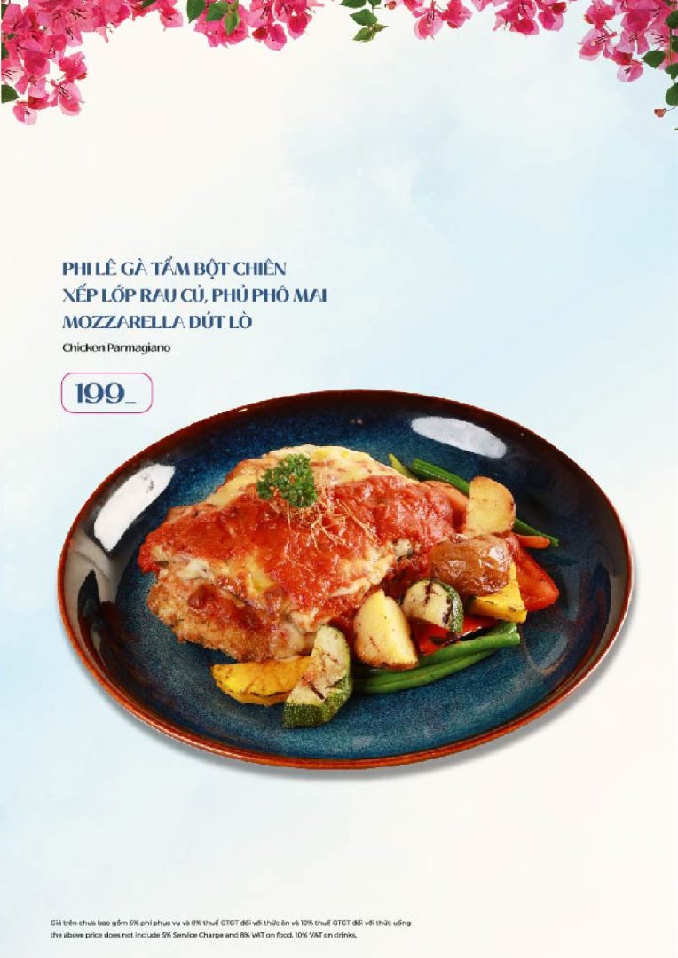 Menu đồ ăn Mamma Mia Bình Khánh