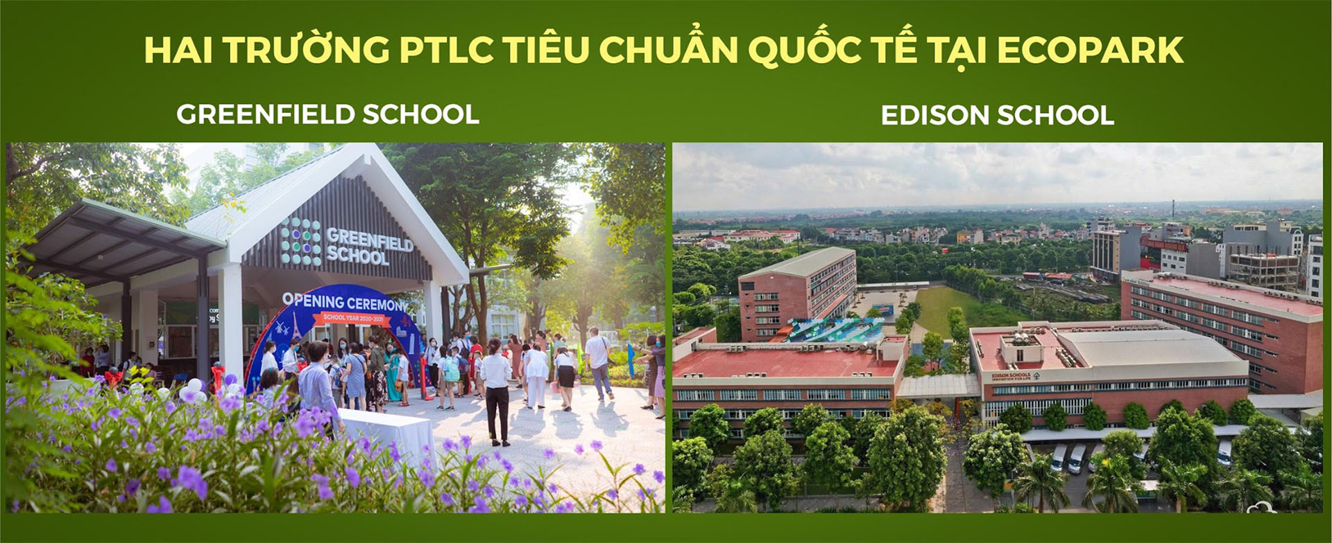 Tiện ích tại Ecopark Nhơn Trạch