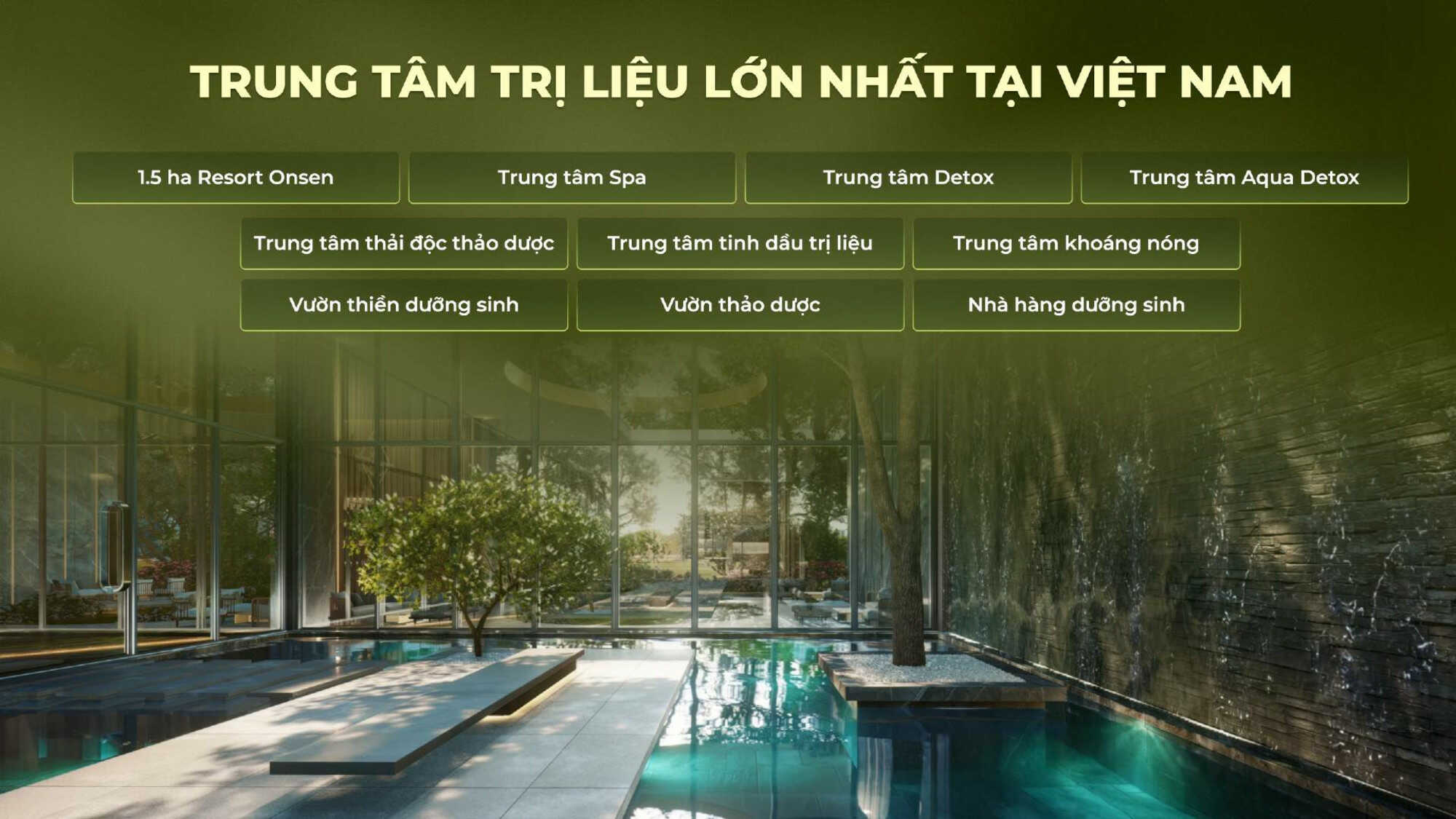 Khu trị liệu khoáng nóng lớn nhất Việt Nam