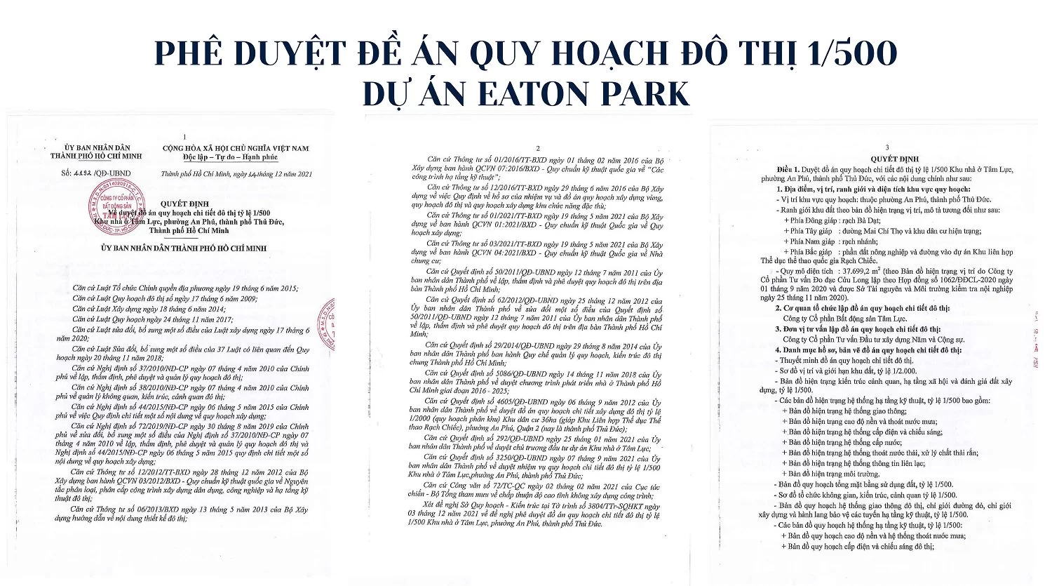 Đầu Tư dự án Eaton Park