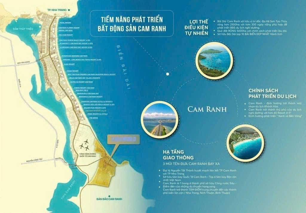 Vị trí CaraWorld Cam Ranh