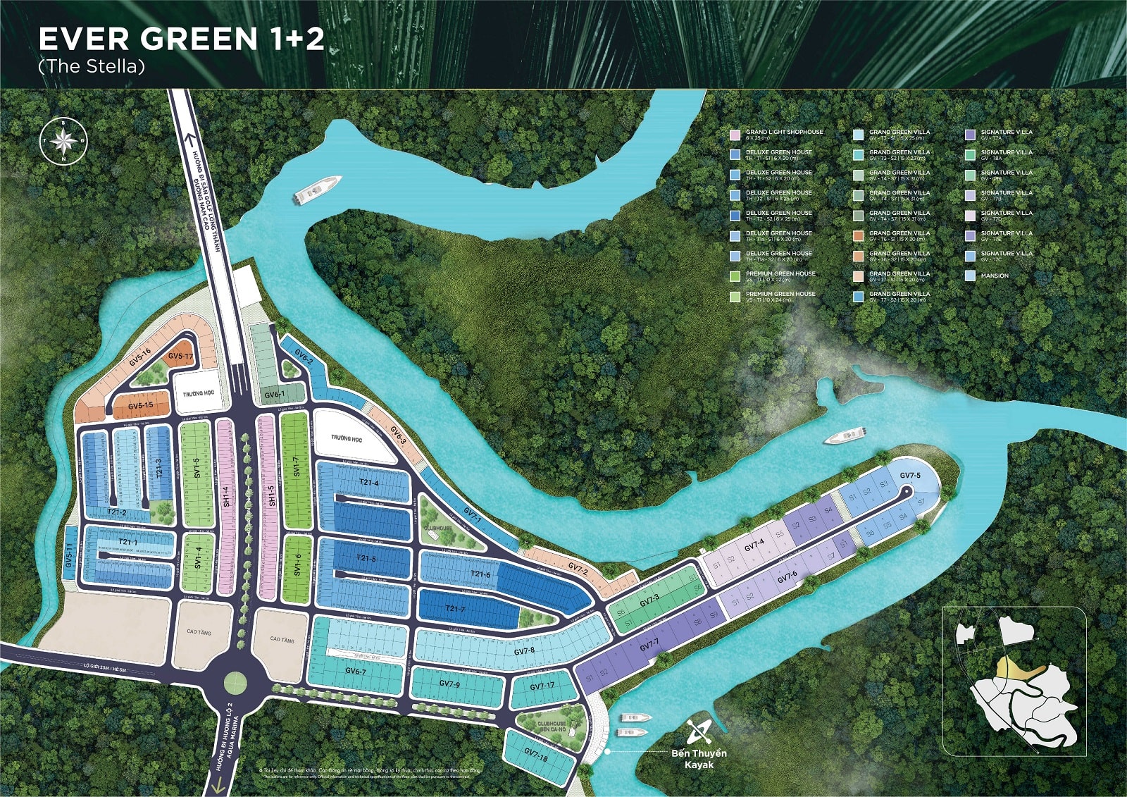 Mặt Bằng phân khu The Stella - Aqua City
